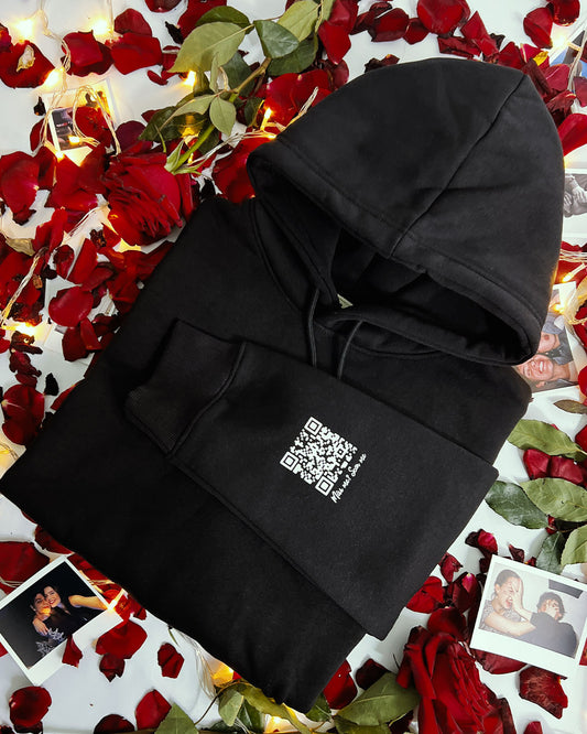 Customized QR Code Oversized Hoodie