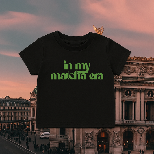 In My Matcha Era Baby Top