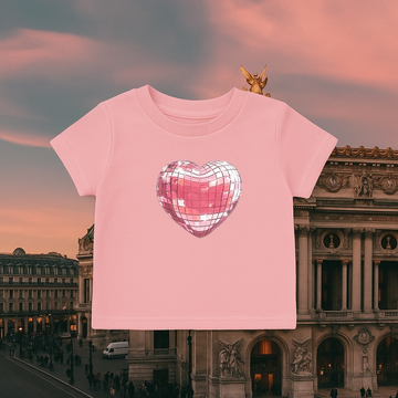 Disco Heart Baby Top