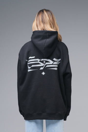 Urdu Reflective Oversized Hoodie