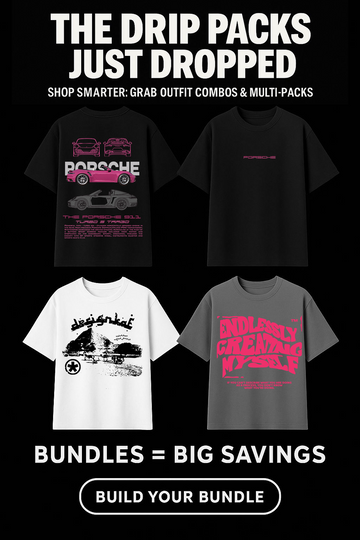 A Pack of 3 Oversized T-shirts