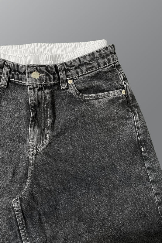 Kyiv Denim - Elastic Boxer Double Waisted Jeans
