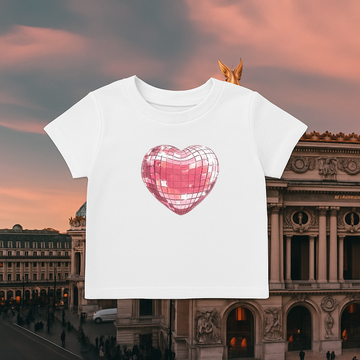 Disco Heart Baby Top (LAST ITEM)
